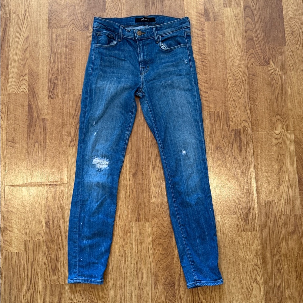 J BRAND Collision Blue Skinny Jeans - Indigo - Sz 27